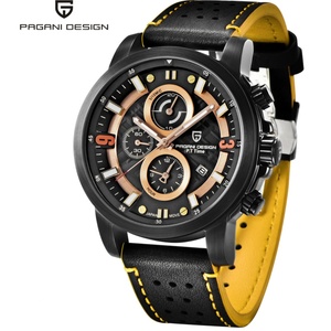 นาฬิกาควอตซ์ Pagani Design 2771 สำหรับผู้ชาย นาฬิกาโครโนกราฟ  นาฬิกาสปอร์ต  รับสลักโลโก้ส่วนตัว - Product Image 1