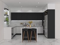 Furnitur Dapur Modern Kayu Harga Model Desain Interior Ide Lemari Dapur dan Mebel