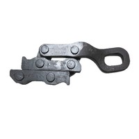 Nouvelle pince de serrage électrique en alliage de type grenouille pour câble de contact ferroviaire FDS, tendeur de style allemand