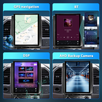 Accesorios de Pantalla de Radio Estilo Tesla de 12.1 Pulgadas, Snapdragon 665 para Ford F150 2015-2021, CarPlay Inalámbrico, IPS DSP, 8+128GB, Cámara