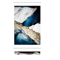 Décoration de construction nouvelle galaxie brillante Design Board1220 * 2440mm UV impression 3D panneau mural en marbre PVC