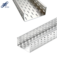 Goulotte de câblage industrielle en acier inoxydable et aluminium SFDQ 100x50mm 50mm, cheminée de câblage électrique à compartiments rainurés
