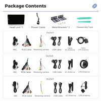 DUDU7 Autoradio Android de type universel avec bouton physique Volume 9 pouces et 10 pouces Stéréo de voiture à écran tactile GPS CP