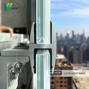 8 + 8 + 8mm 10mm 12mm 24mm Laminado de Segurança Temperado Bala Prova de Vidro Laminado Painel Folhas para Construção - Product Image 5