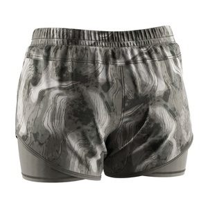 Shorts de sport 2-en-1 multicolores pour femme, séchage rapide, pour la musculation et l'entraînement en salle de sport - Product Image 2