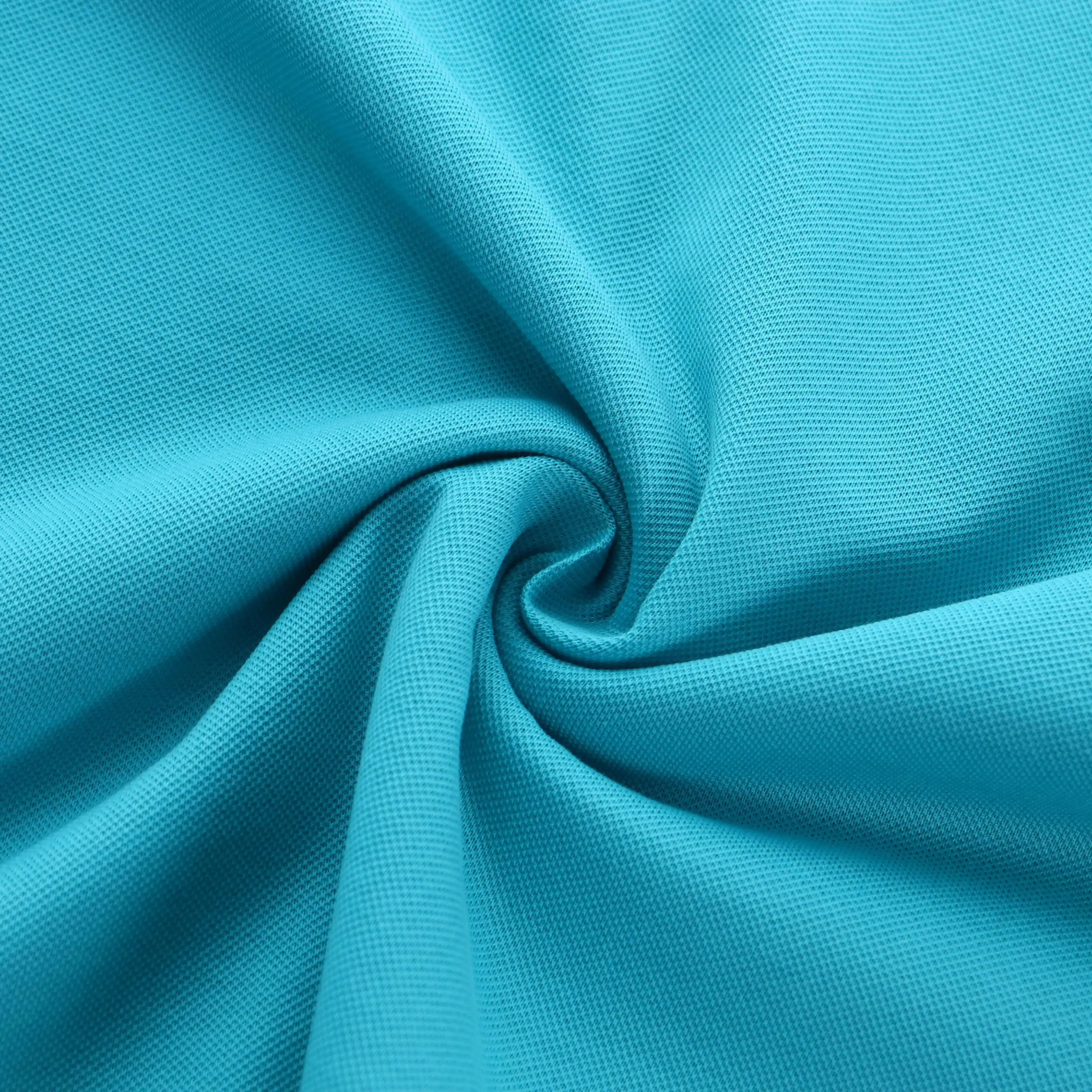 205gsm 40S/2 35% pima Высококачественная расчесанная хлопковая мерсеризованная ткань Pique трикотажная 100% хлопковая рубашка-поло