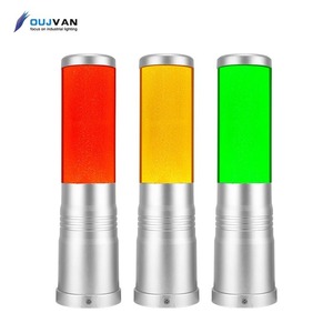 Lumière d'alarme LED tricolore Oujie, voyant d'avertissement pour machine-outil, lumière tricolore CNC, lumière de tour CNC monocouche Q3H - Product Image 1