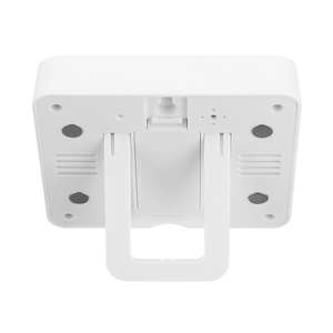 カスタムロゴ入りデジタルLCD温度湿度計、卓上/壁掛け式、プラスチック製、屋内用、温度計、温度表示、磁石付き - Product Image 5