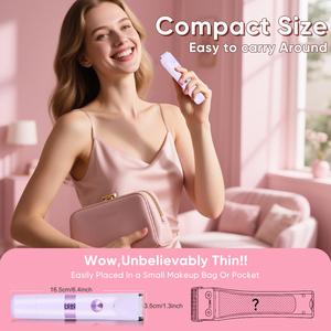 Rasoir électrique portable pour femmes, appareil d'épilation sans douleur rechargeable, batterie longue durée, épilateur USB - Product Image 5