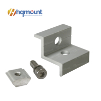 Pince de fixation universelle solaire pour cadres de modules de 30 mm et 35 mm – Solution de montage latéral en aluminium