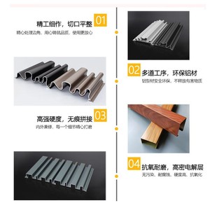 Panel de Aluminio Ondulado de 6 mm Anodizado, Revestimiento de Pared Decorativo Industrial para Exteriores, Resistente al Fuego - Product Image 1