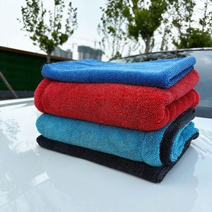 Serviette de séchage épaisse en microfibre écologique à double boucle torsadée 1200 g/m² pour l'entretien automobile et l'utilisation en extérieur - Product Image 6