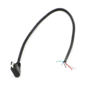 Right Angle Elbow <strong>Micro</strong> Usb 5 Pin Male to 5 Wires Open Usb Cable - Product Image 4
