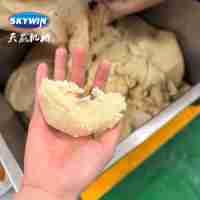 Mélangeur de pâte haute capacité à une ou deux lames pour la fabrication de biscuits, de cookies et de nouilles, avec contrôle PLC Save Formula