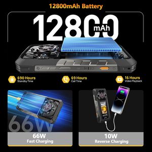 Téléphone robuste Ulefone Armor 30 Pro 5G, écran FHD 6,95 pouces 120 Hz, double écran, 12800 mAh, 66 W, 32 Go + 512 Go, débloqué, Android 14 - Product Image 6