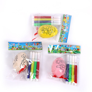 Œufs <span class=keywords><strong>de</strong></span> Pâques en plastique à peindre soi-même JIN PENG, 28 pièces avec stylos <span class=keywords><strong>de</strong></span> couleur pour enfants, activités artistiques, cadeaux <span class=keywords><strong>de</strong></span> fête, chasse aux œufs, décoration - Product Image 3