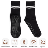 Chaussettes de yoga en coton antidérapantes de qualité supérieure de la marque Zongky pour femmes, chaussettes de Pilates personnalisées