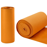 Tapis d'événement en polyester non tissé rouge en rouleau pour scène de concert, allée de cérémonie, performance, mariage, fête