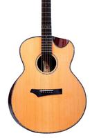 Hot Sale Geake S-600 High-Gloss Solid Cedar Acoustic Guitar High-End Handmade Instrument