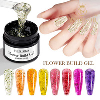 Extension d'ongles Gel UV Marque privée Constructeur de fleurs Vernis Gel UV