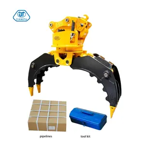 <span class=keywords><strong>Pelle</strong></span> hydraulique rotative pierre pinces 2ton grappin yantai jiangtu-06 EX25 - Product Image 1