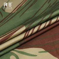 Tela de Camuflaje Rhodesian Brushstroke de Nailon y Algodón Ripstop NYCO5050, Tela para Uniformes Tácticos de Calidad Militar, Resistente al Agua y a la Infrarrojidad (WR+ NIR)