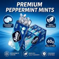 Super Cold Peppermint Sugar Free Mint Tablet Candy Xylitol Breath Fresh Bottle