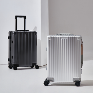 Чемодан-спиннер из алюминиево-магниевого сплава класса люкс собственного бренда 2025 года, прочный, с замком TSA, именной биркой, в наличии, готов к путешествиям - Product Image 6