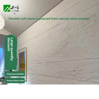 Panneau de ciment souple flexible, ultra-fin, moderne, ignifuge, résistant à la chaleur, grande dalle, mur extérieur, brique de fond
