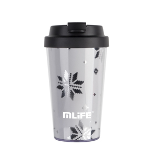 ถ้วยกาแฟไร้สาร BPA ขนาด380มล. พร้อมฝาปิดออกแบบโลโก้ได้เองสำหรับเด็กผู้ใหญ่สำหรับงานปาร์ตี้กลางแจ้ง - Product Image 3