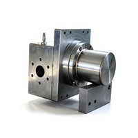 Pompe doseuse magnétique de précision en acier inoxydable, isolée à chemise thermique, 200 cc par rotation, pour produits chimiques