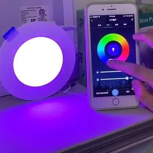 <span class=keywords><strong>Led</strong></span> nồi Ánh sáng 4 ''wifi tuya RGB <span class=keywords><strong>LED</strong></span> cuộc sống thông minh app điều khiển lõm đĩa Downlight - Product Image 1