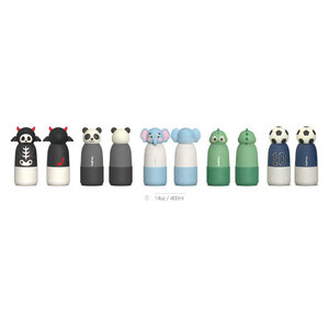 Nuova <span class=keywords><strong>Tazza</strong></span> Termica per Bambini da 14oz con Punta in Silicone <span class=keywords><strong>a</strong></span> Forma di Animale, Bottiglia d'Acqua Personalizzabile in Acciaio Inox 304 - Product Image 3