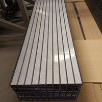Nouveauté : Panneaux décoratifs modernes en PVC à 10 grilles, imperméables et anti-moisissures, 300x8x2900mm, design graphique, garantie 5 ans, chambre à coucher