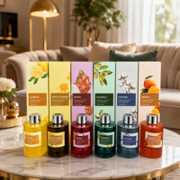 Diffuseur à bâtonnets en verre 120 ml – Parfum longue durée sans alcool pour la maison et les chambres d'hôtel – Élimination des odeurs – Cadeau de niche