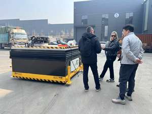 รถเข็นขนย้ายไฟฟ้า AGV Die แบบไม่มีร่องรอย/รถเข็นขนย้ายแบบไม่มีร่องรอยความจุ10ตัน - Product Image 4