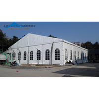 Tente pour événements 20 x 20, 40 x 60, 40 x 80 – Grande tente de réception extérieure blanche transparente pour mariage, église, fête – Vente en gros
