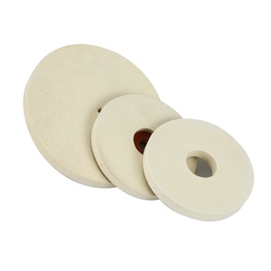 Machine-made 250mm Wool Felt Polishing Wheel <strong>Marble</strong> <strong>Polish</strong> and Grinding Wool Felt Buffing Cutting Pad - Product Image 6