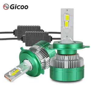 GICOO K14P LED ไฟหน้ารถสำหรับรถบรรทุกรถมอเตอร์ไซด์ H4 H7 H11 9005 9006 250 วัตต์ แคนบัสกำลังสูง หลอดไฟอัตโนมัติพร้อมพัดลมเทอร์โบ - Product Image 4