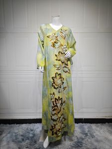 Abayas de luxe de Dubaï, <span class=keywords><strong>Djellaba</strong></span> de l'Aïd, Robe longue à sequins et fleurs pour femmes musulmanes, Kaftan turc, Caftan marocain, Jalabiya pour <span class=keywords><strong>femme</strong></span> - Product Image 3