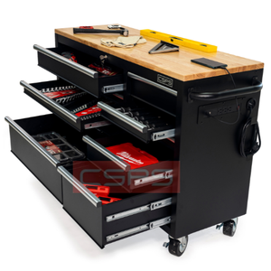 Usine du Vietnam 132cm armoire à outils en acier enduit de puissance de 10 tiroirs stockage Durable pour l'atelier Garage industriel OEM personnalisé - Product Image 4