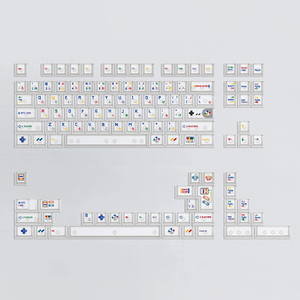 Aifei Keycaps rétro SFC 122 touches Profil Cherry Blanc Transparent Keycaps en PC pour <span class=keywords><strong>clavier</strong></span> mécanique DIY <span class=keywords><strong>ISO</strong></span> touches - Product Image 6