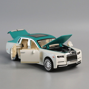 Modelo a Escala 1:22 del Rolls-Royce Phantom, Auto de Juguete de Aleación Fundida a Presión, con Sonido y Luz, 6 Puertas Abatibles, Regalo para Niños, Colección - Product Image 2