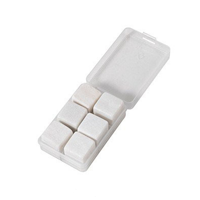 Marble-6pcs blanche