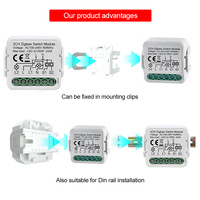 Module de relais universel sans fil TUOAN Tuya, télécommande, interrupteur intelligent miniature pour l'éclairage
