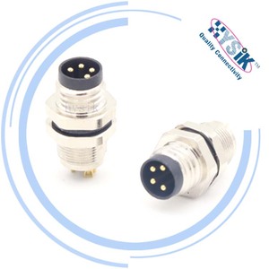 Connettore Header M8 Femmina Maschio Diritto per Montaggio su PCB con Grado di Protezione IP67 per Automazione e Sensori - Product Image 4