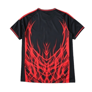 Maglia da <span class=keywords><strong>Calcio</strong></span> 2026 di Alta Qualità, Traspirante, 100% Poliestere, Nero e Oro, Stile Lisbona, per Squadre di <span class=keywords><strong>Calcio</strong></span> - Product Image 2