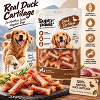 Friandises pour chiens à base de cartilage de canard et de viande naturelles, riches en protéines, pour la santé des articulations, friandises à mâcher pour chiens