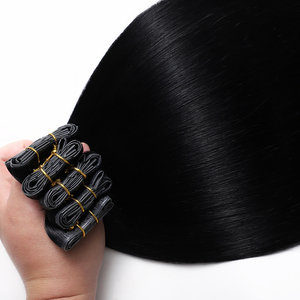 Top 12A + Extension per capelli umani con trama a foro di qualità farfalla invisibile estensione trama nera capelli Remy vergini 100% cuticola intatta - Product Image 3