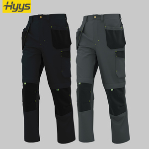 High Quality Safety <strong>Elasticity</strong> Workwear <strong>Trousers</strong> with Detachable Pockets Custom Logo Size Safety <strong>Work</strong> Clothes Pants - Product Image 1